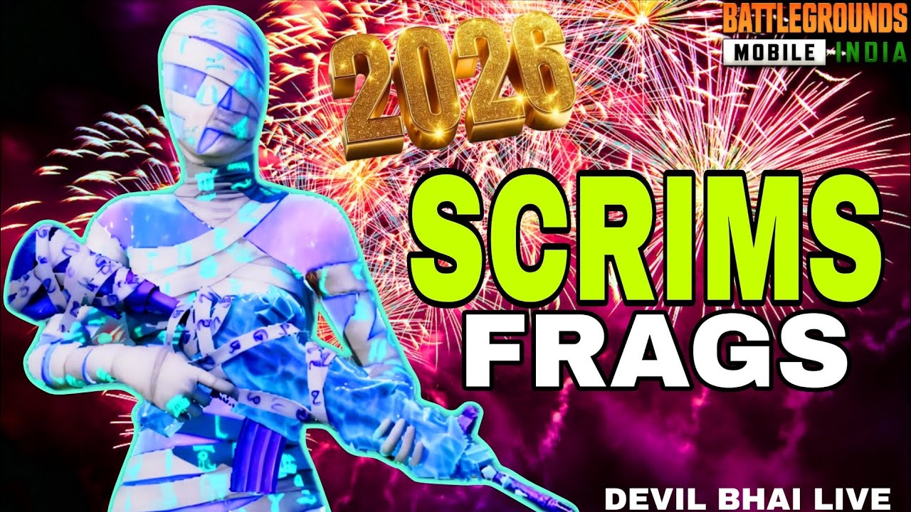 FIRST VIDEO OF 2026 BGMI SCRIMS HIGHLIGHTS 60FPS PLAYER 