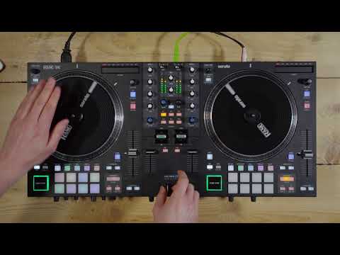 Adjusting the MAG FOUR Crossfader on the RANE ONE