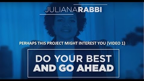 Perhaps this project might interest you (Video 1) - Juliana Rabbi
