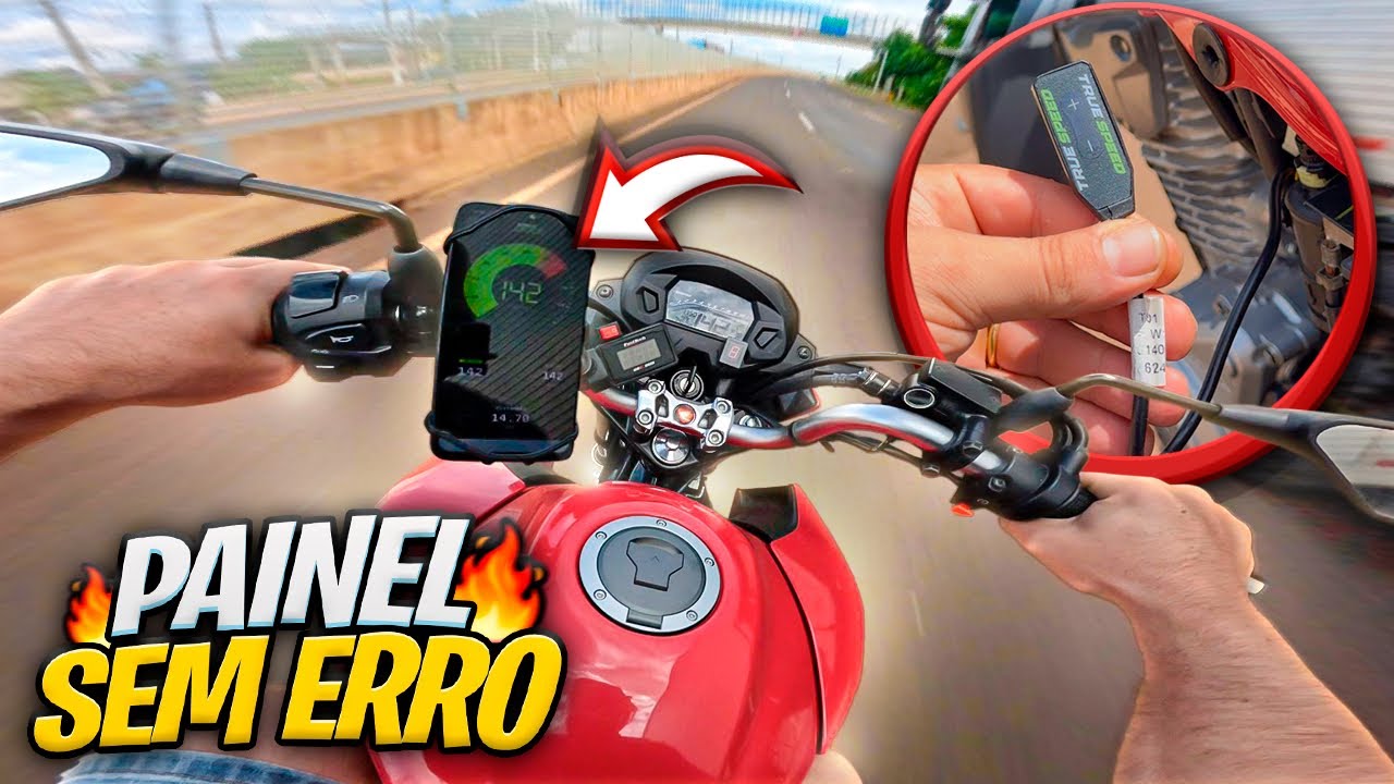 ACERTEI A VELOCIDADE DO PAINEL DA 160 COM O TRUE SPEED E AGORA TÁ MARCANDO CERTINHO 🔥