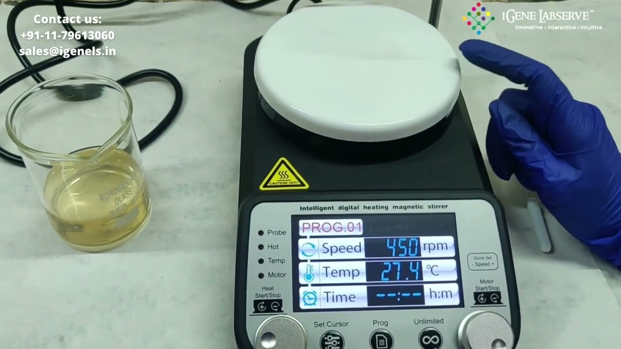 Hot Plate Magnetic Stirrer | Magnetic Stirrer Hot Plate | iGene Labserve