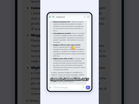 In Chat Golove AI Risponde con un Dialogo Naturale in Italiano