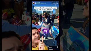 Black woman gets stumped at an anti Trump protest