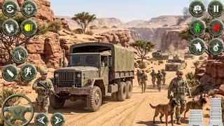 Army Cargo Truck Mission Impossible 2026 Android Gameplay. screenshot 2