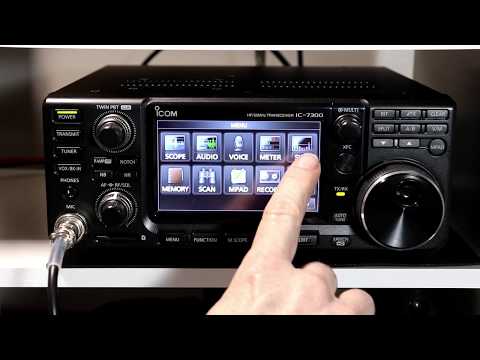 Icom IC7300 A to Z #42 SWR Graphing Function - YouTube