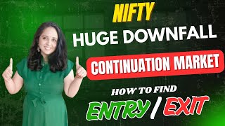 3 Days Continuation Market: How to Study Entry & Exit Zones (Educational) / NIFTY Down-Move Analysis screenshot 4