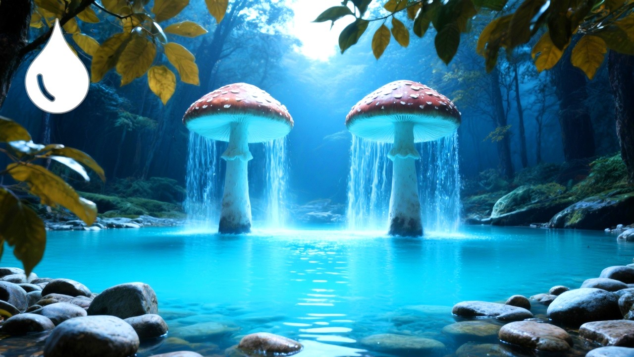 Relaxing Music For Deep Sleep, Anxiety Relief, Overthinking | "Waterfall Bliss" Relaxing Vibrations