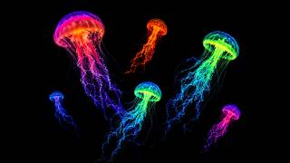Jellyfish Aquarium 4K • Soothing Relaxing Music • Soft Underwater Ambience screenshot 4