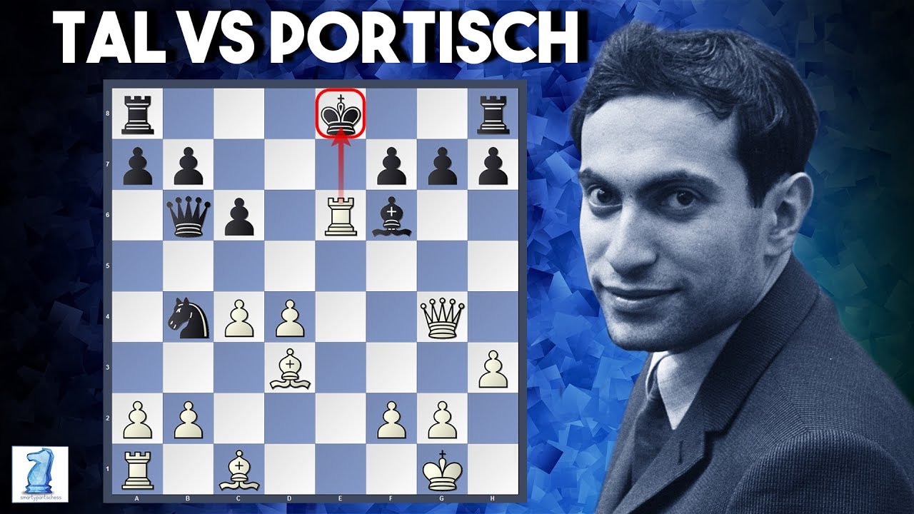 Mikhail Tal Sacrifices A Full Rook In The Candidates - Tal vs. Portisch,  1965 