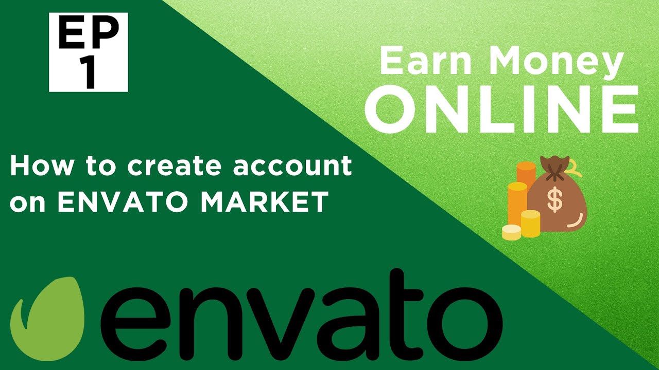 Graphic Design [Episode 1] : Make money online through ENVATO MARKET