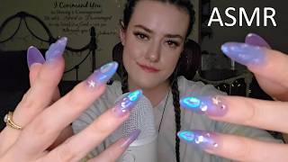 ASMR | Tingly Words 💚​ | clicky mouth sounds | visuals