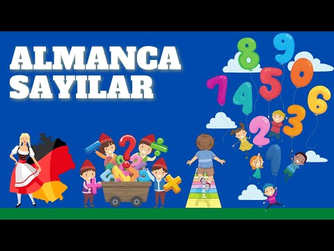 Zahlen lernen für Kinder / Almanca Sayılar / Çocuklar İçin Almanca Sayılar / Learn German for Kids