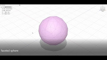 Fusion 360: Faceted Sphere