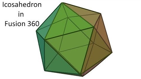 Icosahedron in Fusion 360
