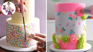 Fun cake decorating ideas with edible paper | How to use icing sheets