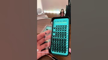 Diy lash extensions at home upclose tut #lashes #diylashextensions #amazonfinds #smallbusiness