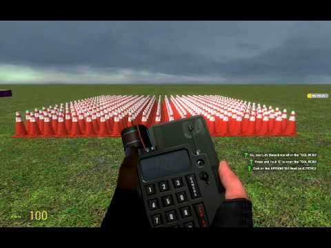 Garrys Mod - 400 Cones Mass Physics