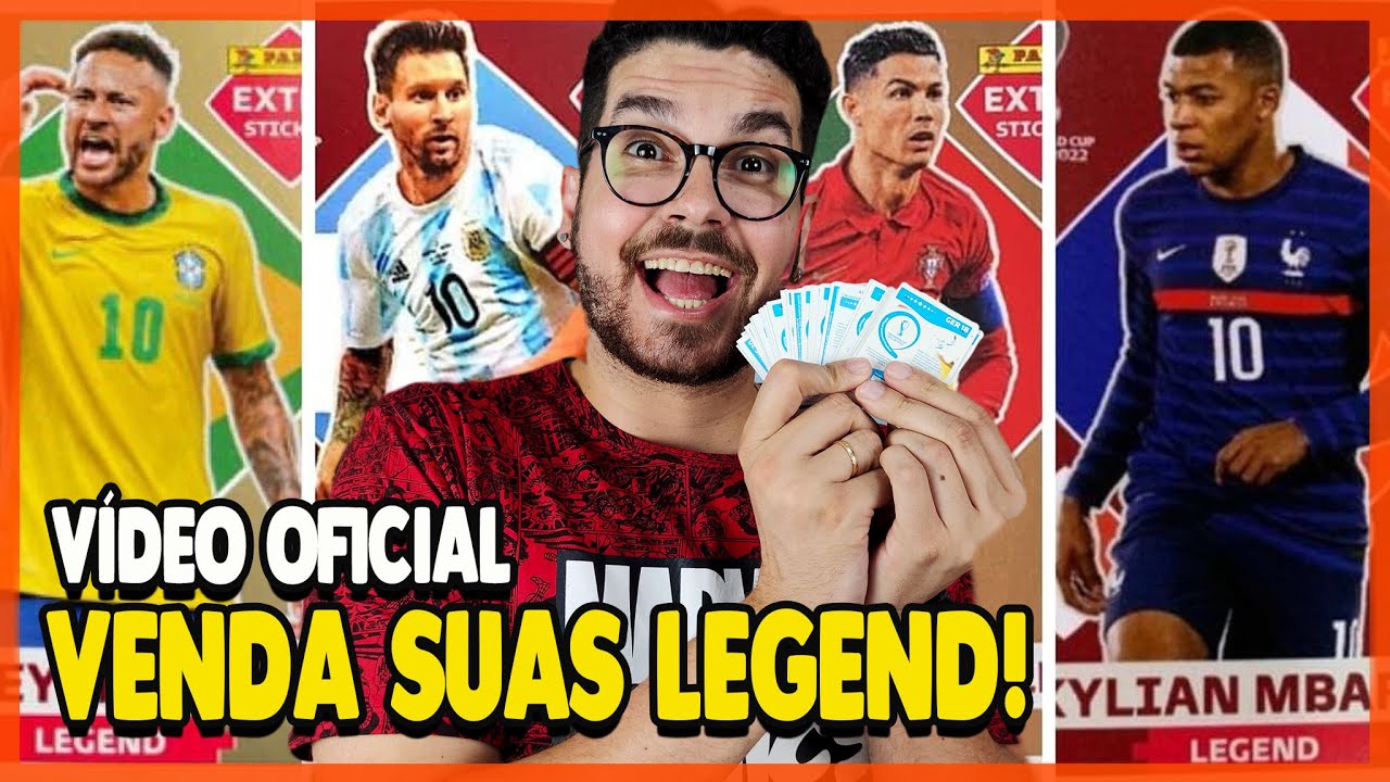 FIGURINHAS LEGEND E ROOKIE DO ÁLBUM DA COPA 2023? 