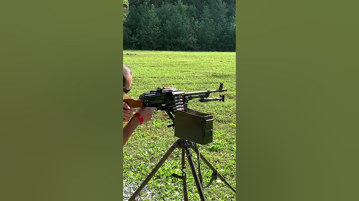 PKM 7.62 x 54mm Full Auto Shooting