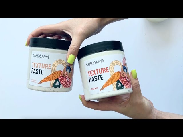 Texture paste (Dense white) – KAMENSKAYA