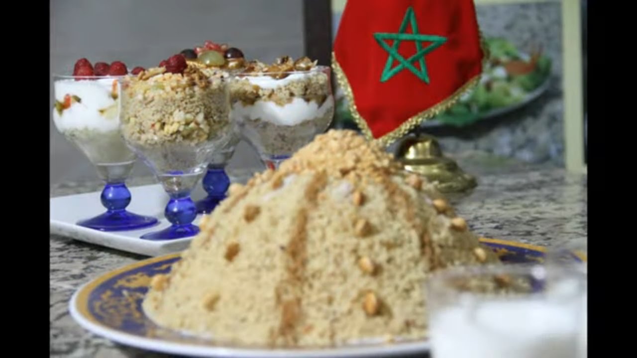 تحلية الكسكس البكوري بالتمر اربع اشكال متنوعة