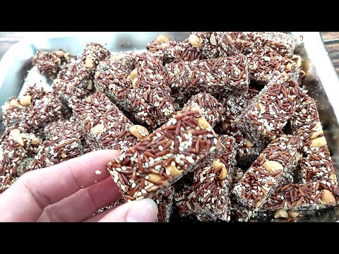 Video Cách làm Kẹo Mè Gạo Lức thật ngon đẹp mắt đón xuân... - youtube