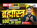UGC NET Management Marathon 2026 | Paper 2 Management Top 500 Most Important Questions