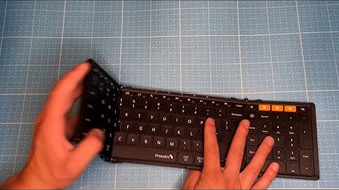 ProtoArc XK01 Foldable Wireless Keyboard Review!