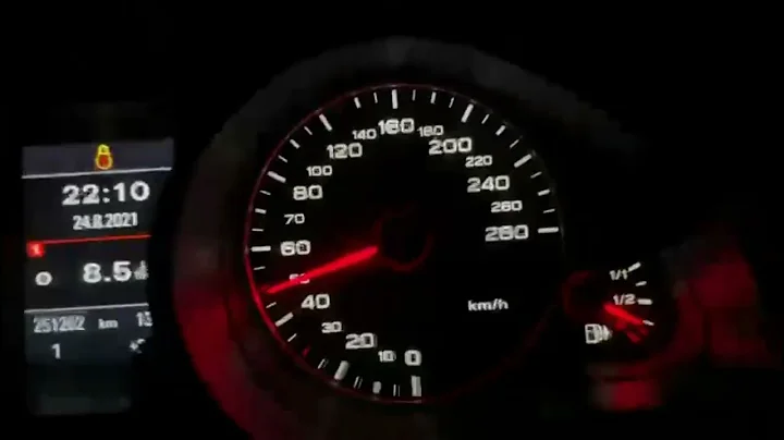 Audi A5 3.0TDI (CAPA) RSMtune stage1 - 0 - 200 km/h acceleration