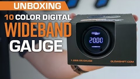 Unboxing | GlowShift 10 Color Digital Series Wideband Gauge for Cars and Trucks