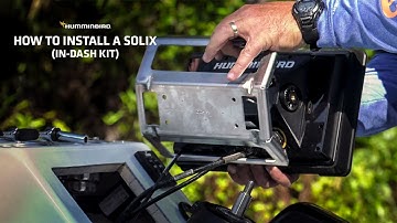 How to Install a Humminbird SOLIX In-Dash Kit on a Skiff