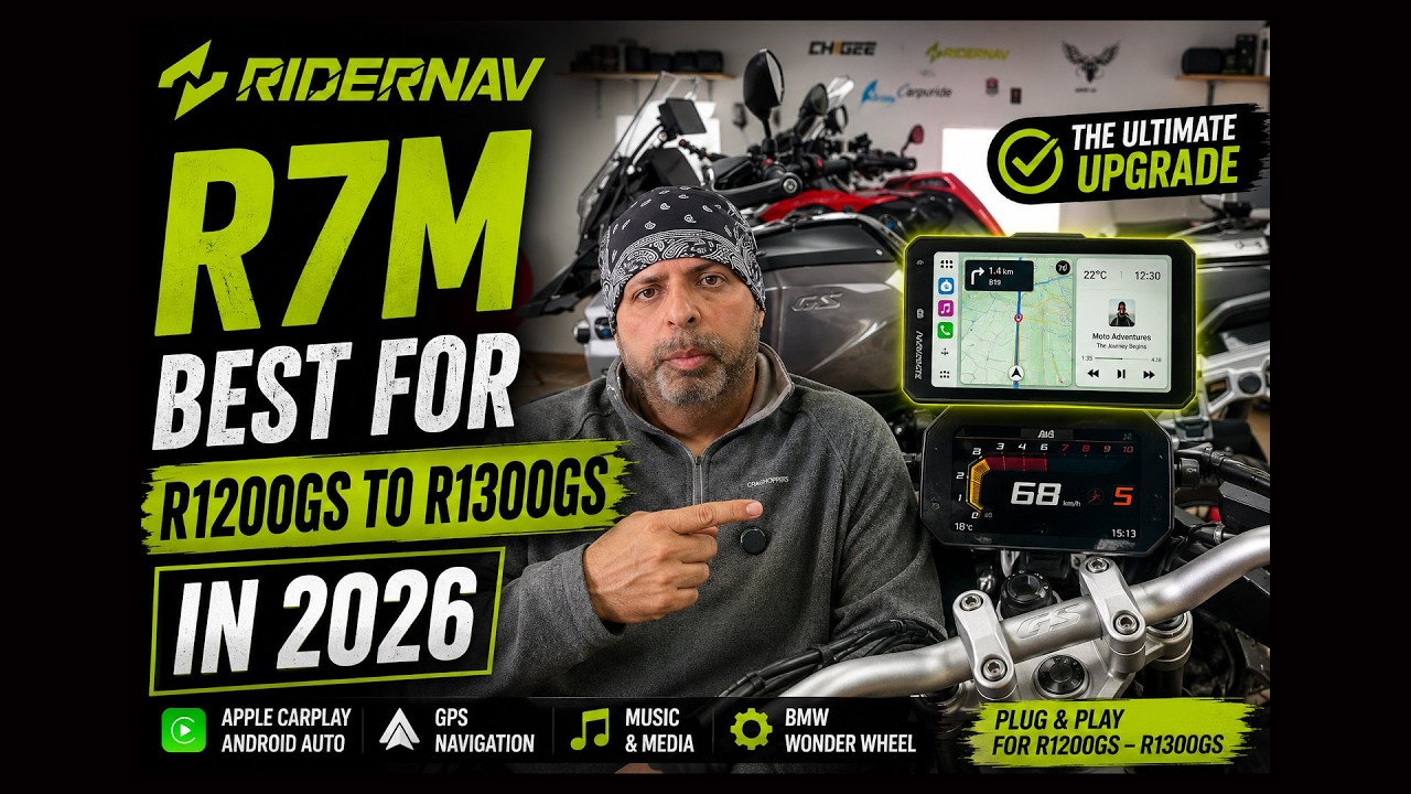 RIDERNAV R7M FOR BMW R1200GS TO R1300GS BIKES BEST VALUE 2026