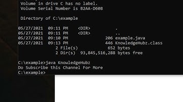 How to Compile and Run Java Program from Command Prompt