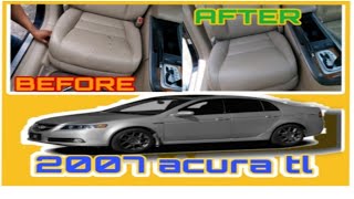2007 ACURA TL DRIVER SEAT BOTTOM CUSHION EXCHANGE COVER. DO IT BY YOURSELF.