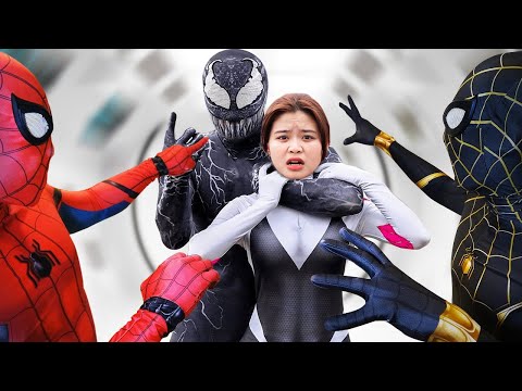   Spiderman In Real Life 2 TEAM SPIDER MAN Vs BAD GUY TEAM Joker Creation Zombie Live Action