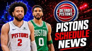 Detroit Pistons 2026-27 Schedule News: Preseason & Celtics Opening Week Matchup