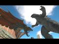Godzilla 2014 rescue Showa Godzilla from the queen Warbat. New Warbat mod unit into ARBS