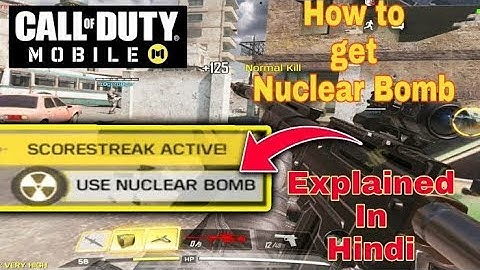 How to Unlock The Nuke in Call of Duty: Mobile! | Best mode to get nuke in Cod! in Hindi