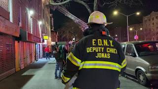 FDNY Bronx 10-75 All Hands Box 2936 Fire on the 4th Floor
