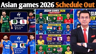 ASIAN GAMES 2026 QUARTER-FINAL SCHEDULE | PAK, INDIA, NEPAL, Bangladesh Schedule  screenshot 2