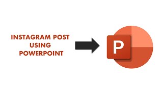 How to create Instagram Post using POWERPOINT | Easy and Simple | PNG and JPG Format - 5 minutes