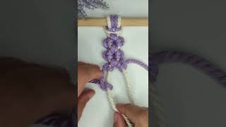 #shorts How to Tie Aztec Sun Bar Knot | Macrame Knots