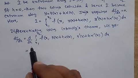 Calculus Of Variations Final Video New