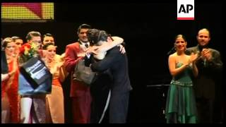 Argentine Pair Win Stage Category Of Tango Contest