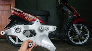 Mio Sporty Pasang Swing Arm