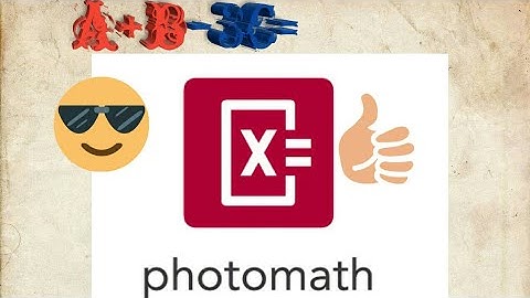 How to solve mathematics problems with your phone camera