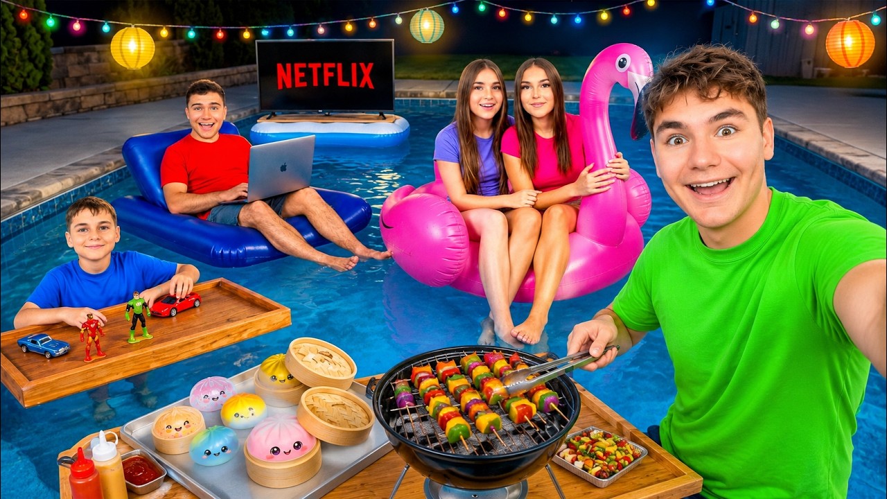 ON A PASSÉ 24H DANS NOTRE PISCINE !