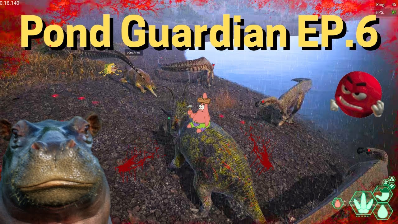 Островной Диаблоцератопс — магнит для динозавров (Каждый хочет кусочек) Pond Guardian, эпизод 6