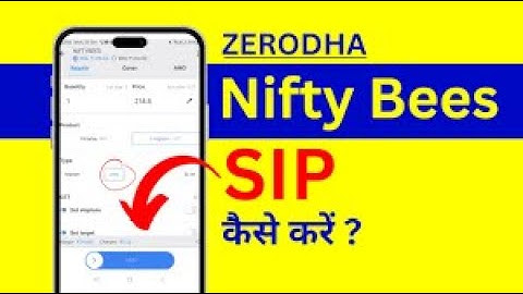 Nifty Bees SIP in Zerodha - Nifty Bees Me SIP Kaise Kare? ETF SIP