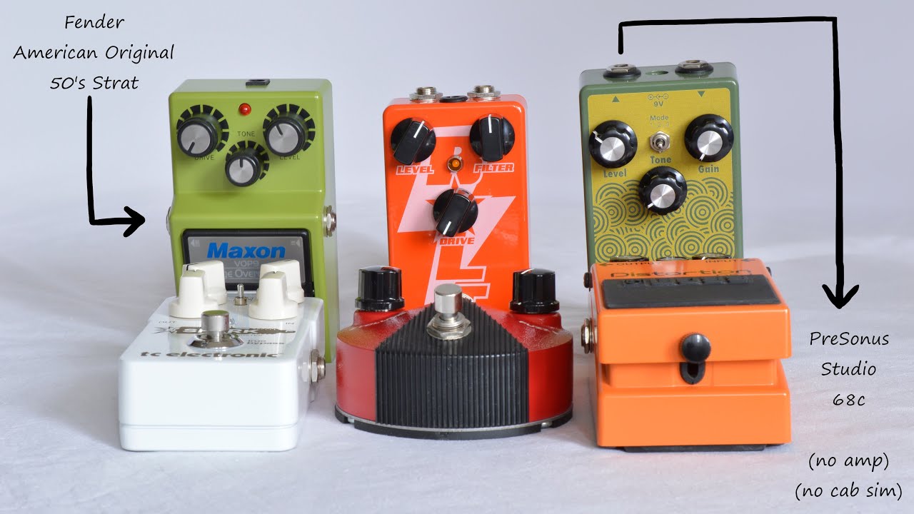 PoP Raws Overdrive, Distortion and Fuzz direct to interface? Guitar
